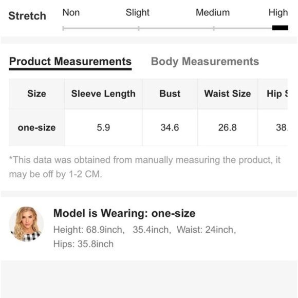 Black Striped Pattern One-Piece Fishnet Bodysuit - Picture 6 of 6